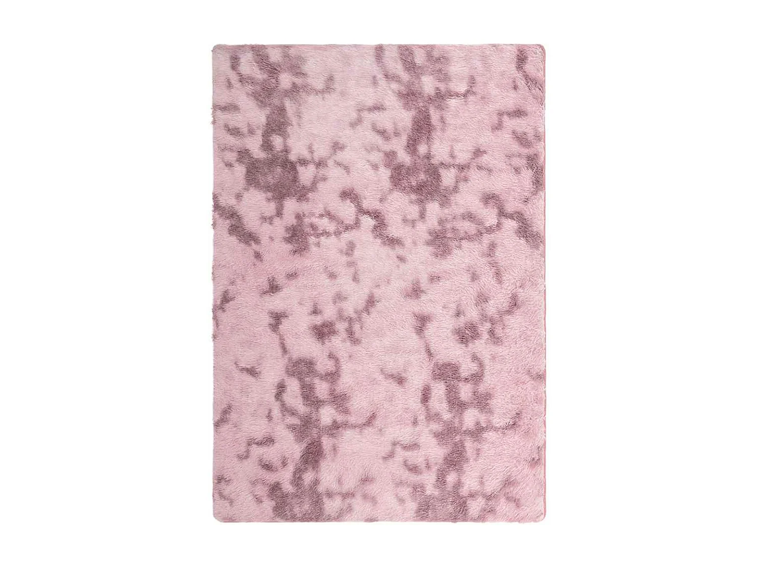 Tapis Shaggy à poils longs NAVARRA rose poudré 160x230 cm