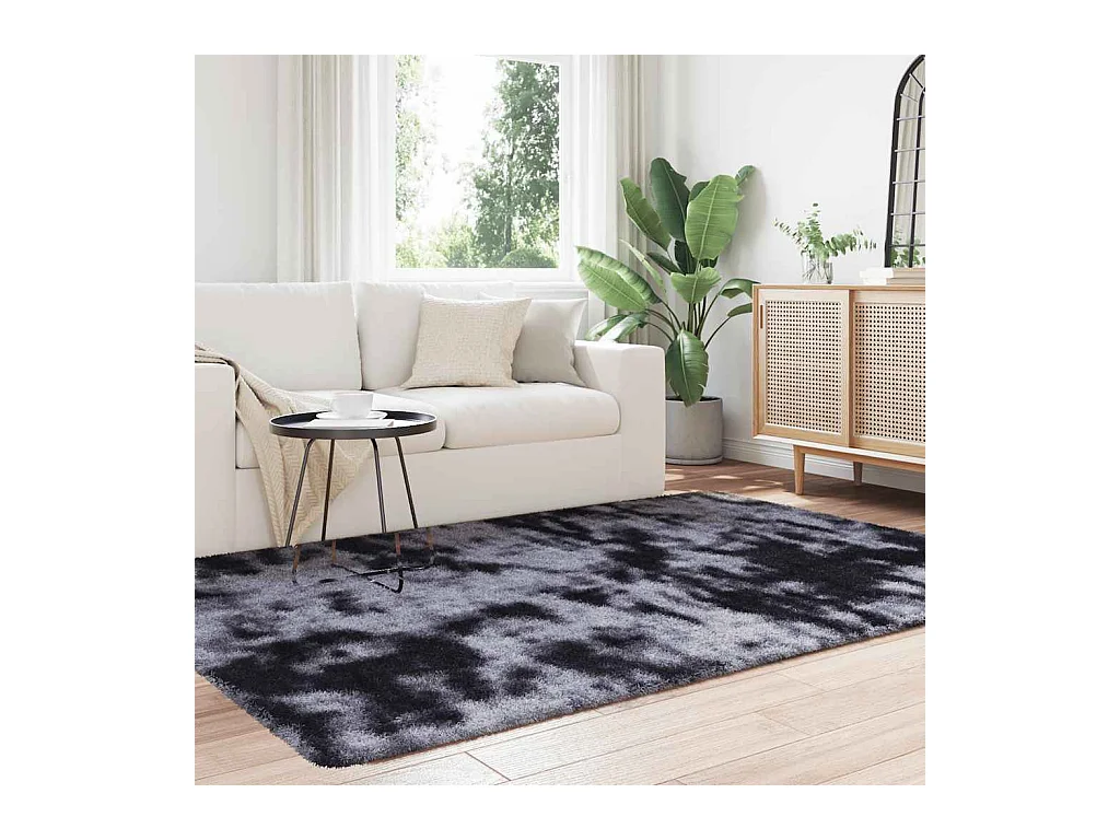 Alfombra NAVARRA Shaggy Gris Oscuro 130x200 cm