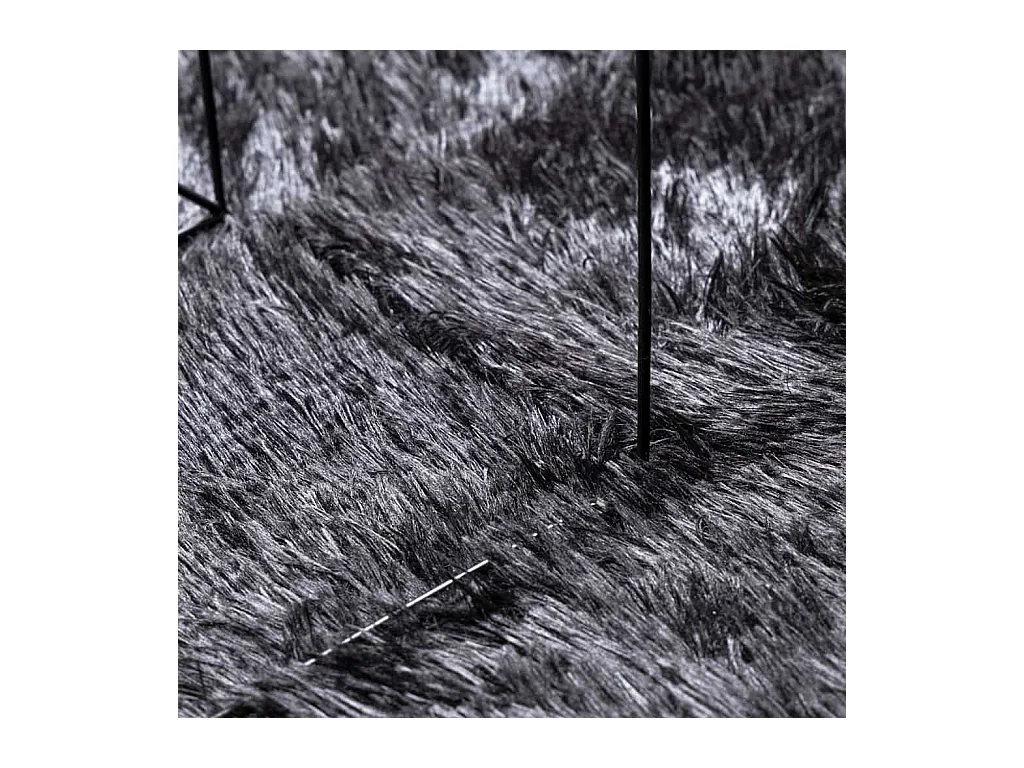 Alfombra NAVARRA Shaggy Gris Oscuro 130x200 cm