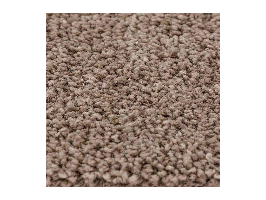 Tapis Marron 160 x 160 cm Polypropylène