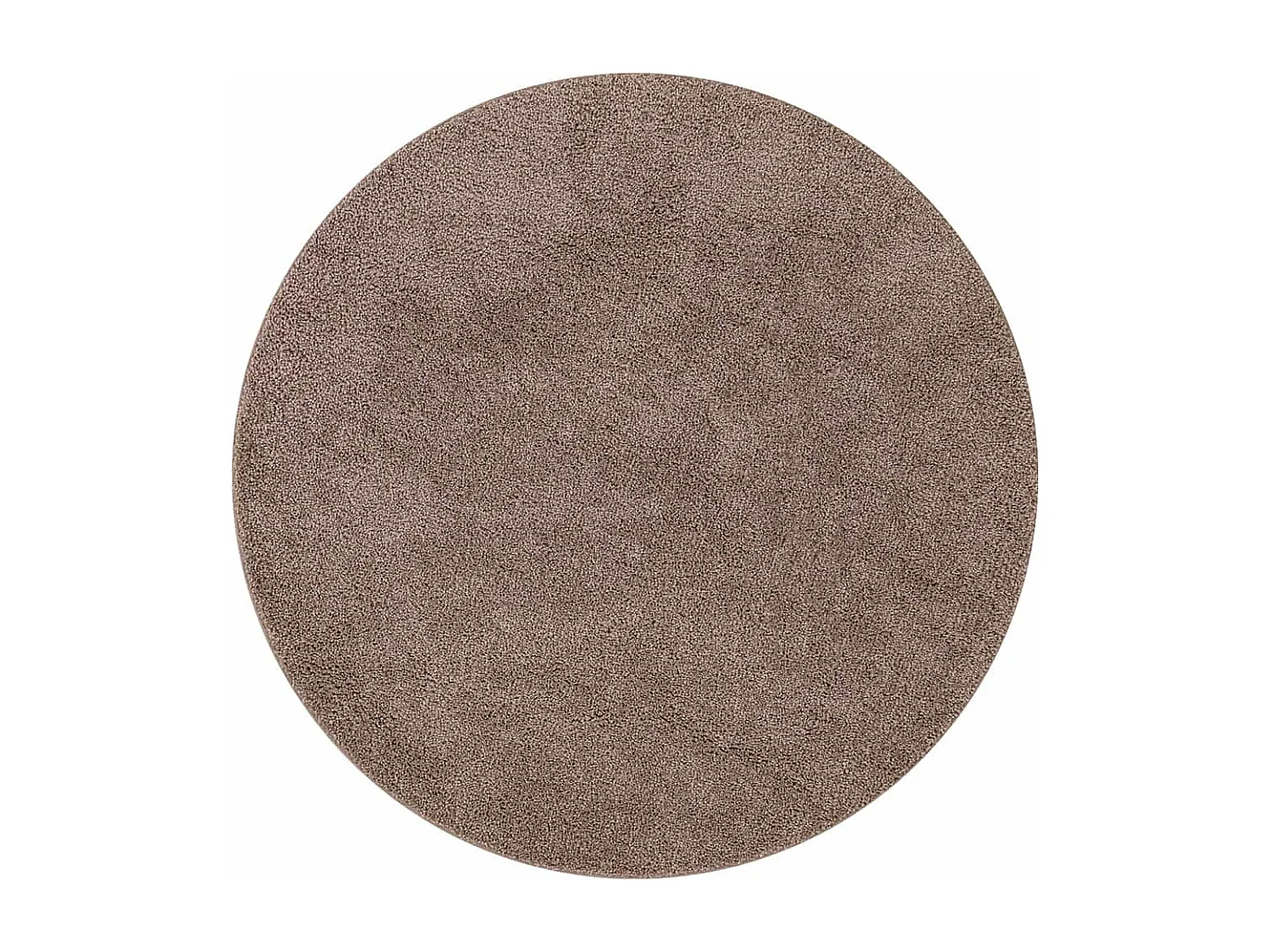 Tapis Marron 160 x 160 cm Polypropylène