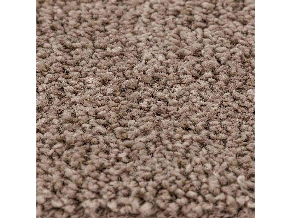 Tapis Marron 160 x 160 cm Polypropylène