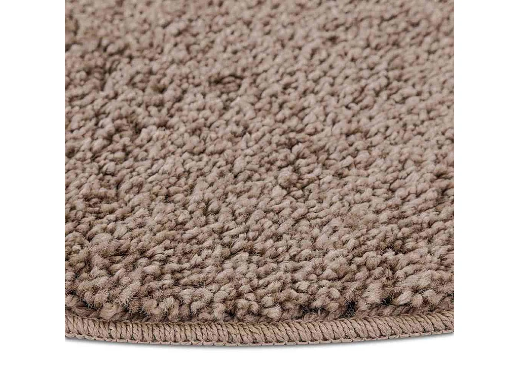 Tapis Marron 160 x 160 cm Polypropylène
