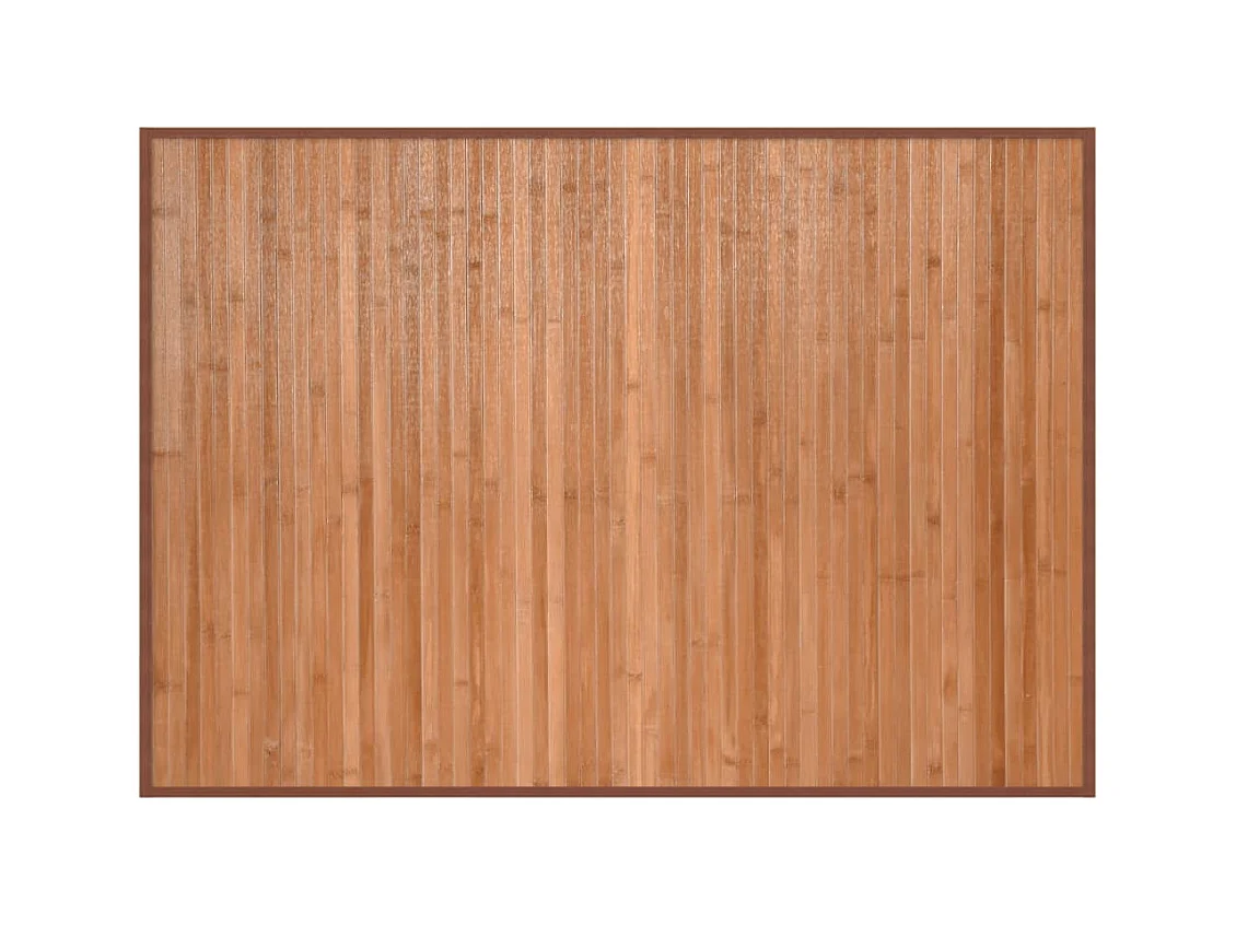 Tapis rectangulaire naturel 70x100 cm bambou
