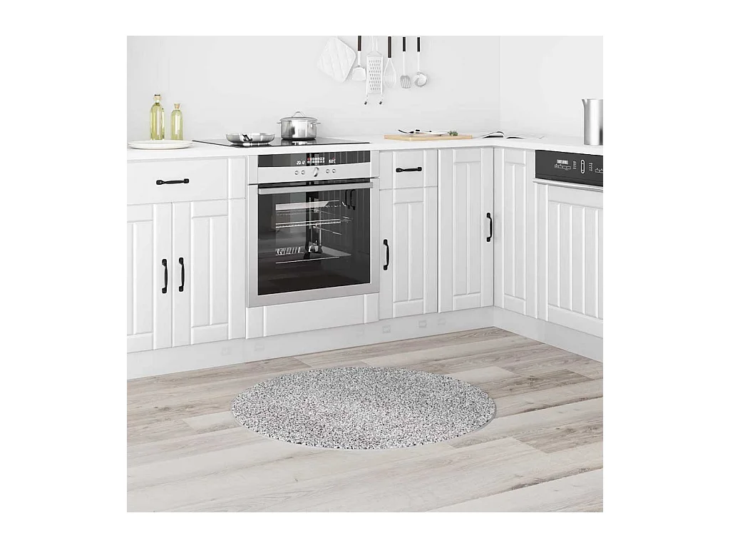 Tapis Gris 90 x 90 cm Polypropylène