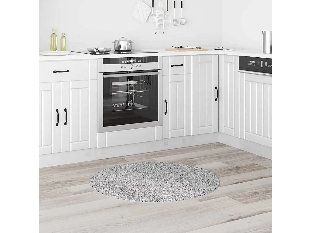 Tapis Gris 90 x 90 cm Polypropylène