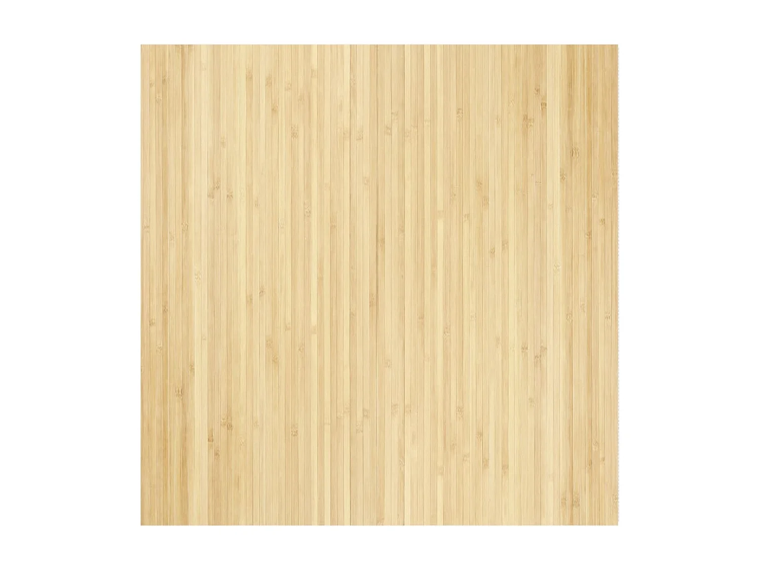 Alfombra rectangular de luz natural 100x100 cm bambú