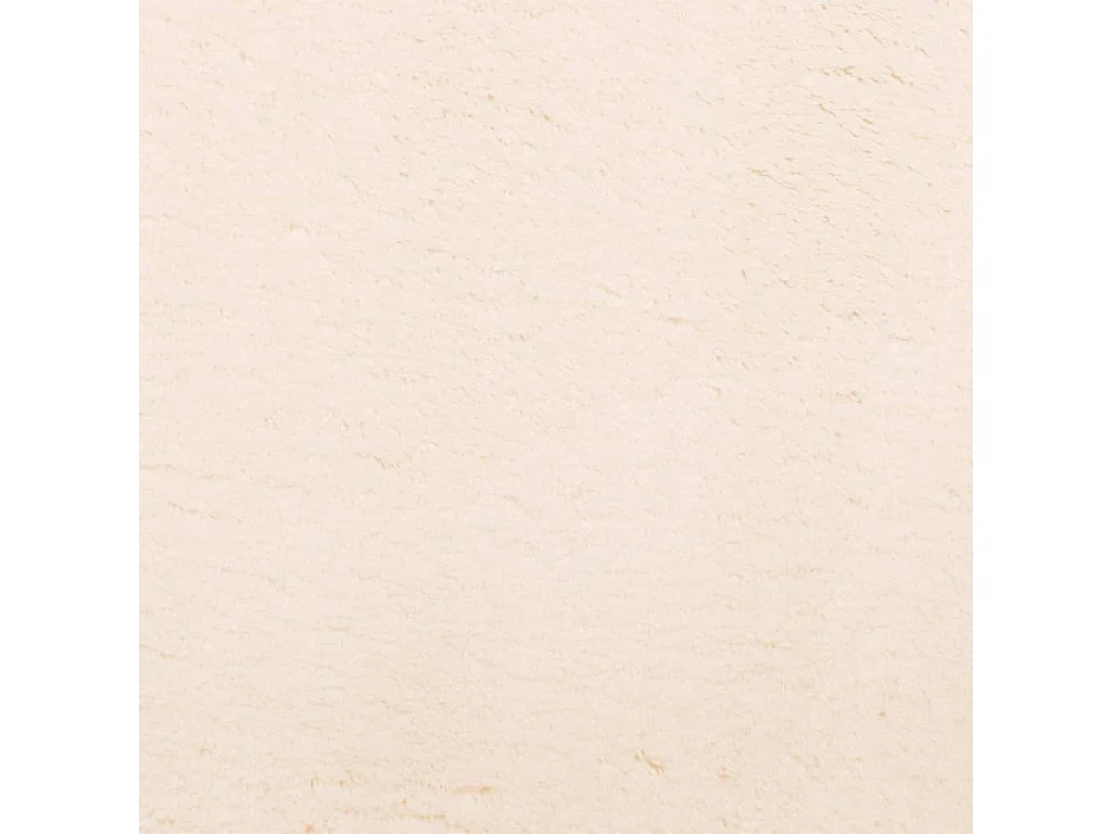 Tapis HUARTE à poils courts doux et lavable beige Ø 100 cm