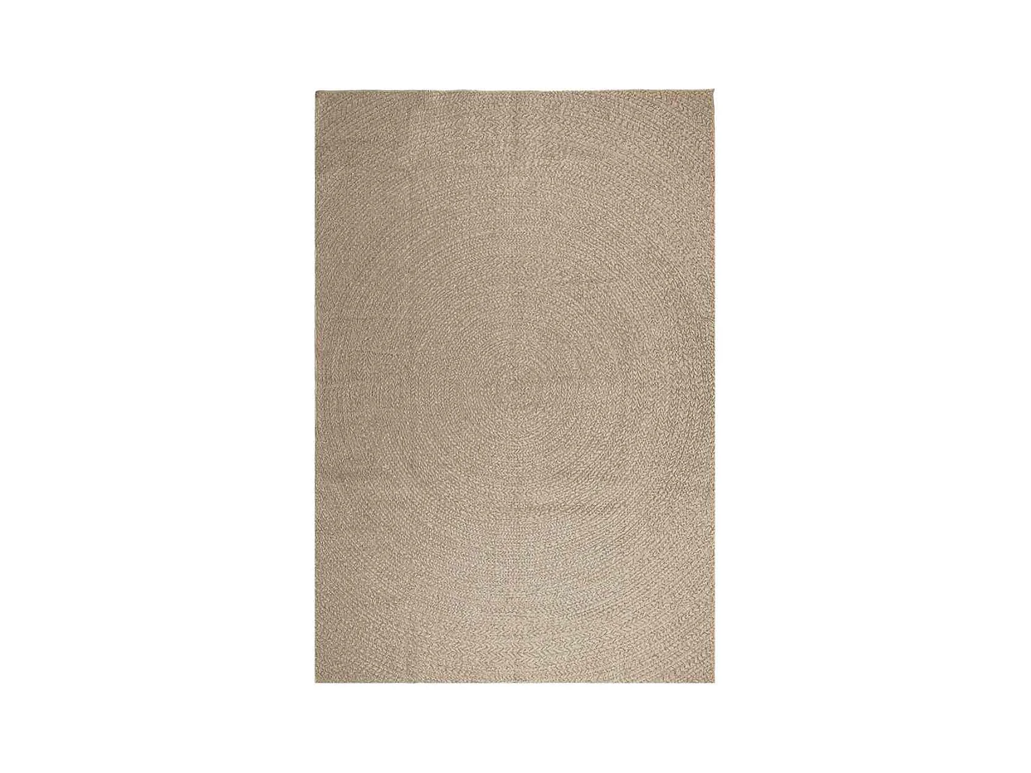 Tapis ZIZUR beige 240x340 cm aspect de jute intérieur extérieur
