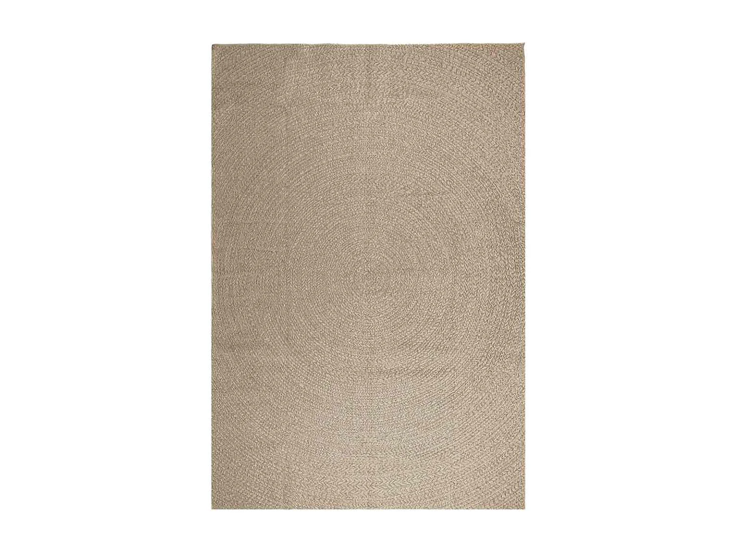 Tapis ZIZUR beige 240x340 cm aspect de jute intérieur extérieur