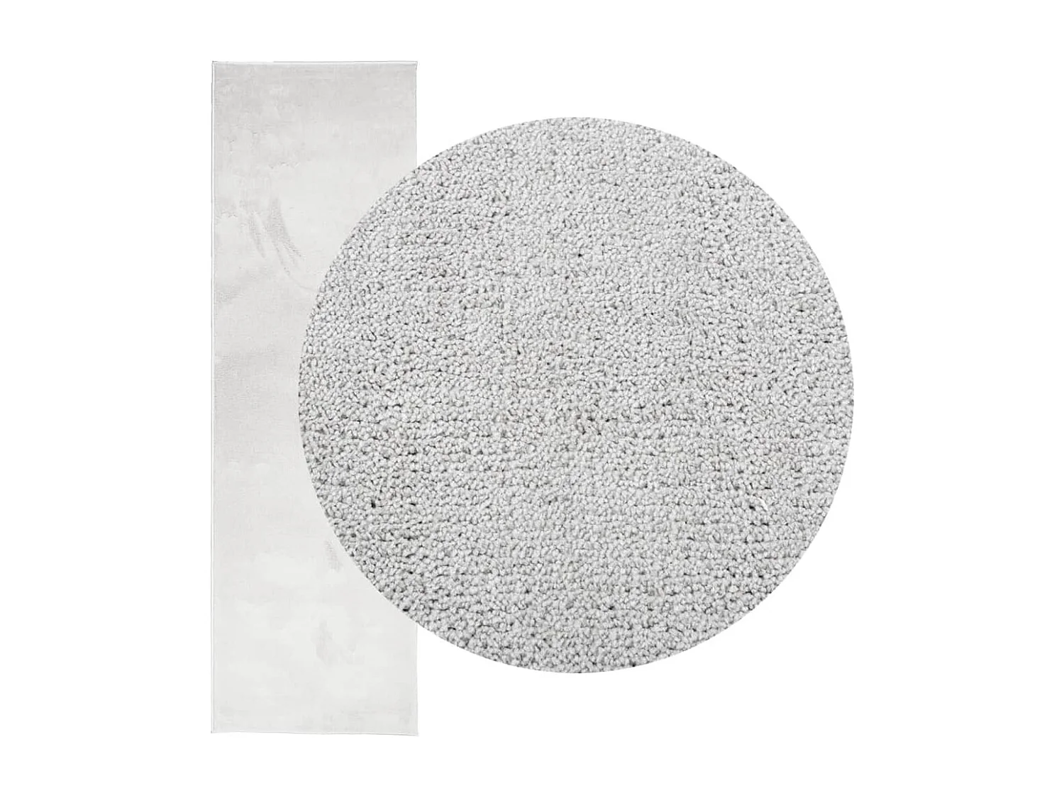 Tappeto a pelo corto OVIEDO grigio 80x250 cm