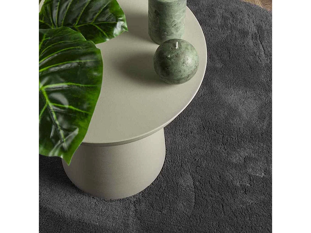 Tapis Anthracite 80 x 150 cm Polyester