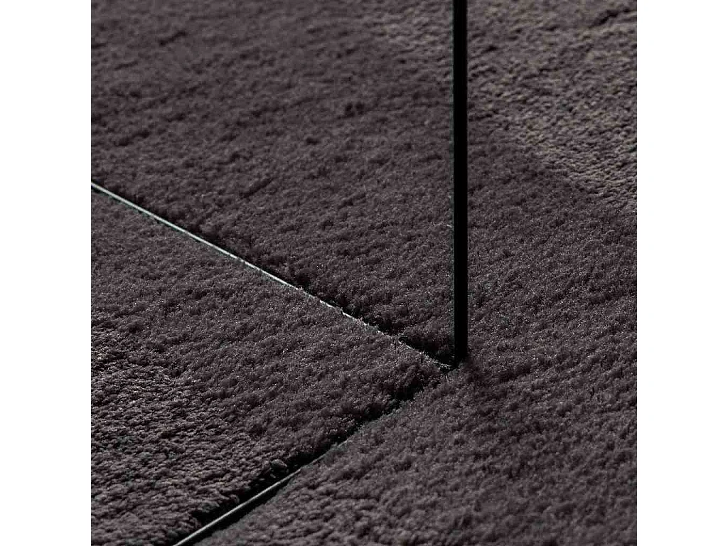 Tapis Anthracite 80 x 150 cm Polyester