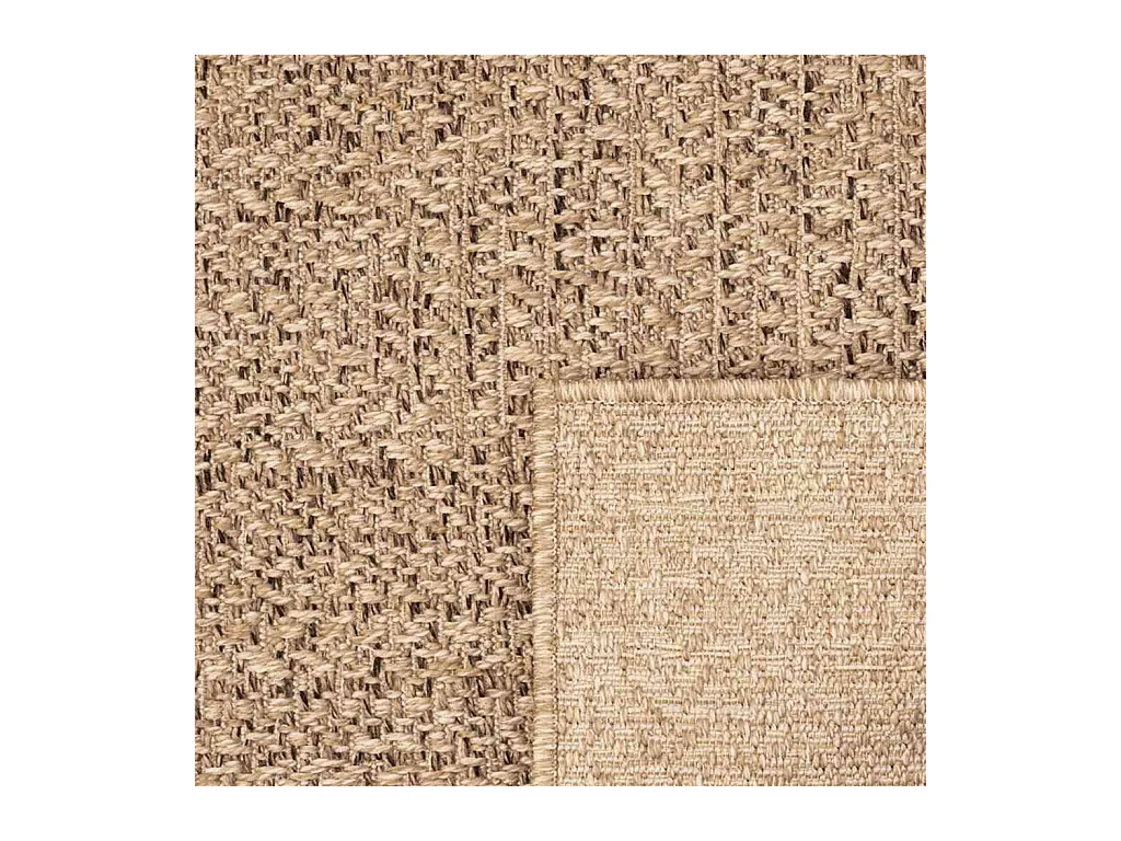 Tappeto ZIZUR beige 160x230 cm effetto juta interno esterno