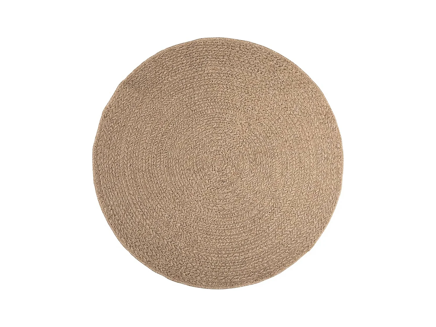 Alfombra de 160 cm con aspecto de yute, para interior y exterior