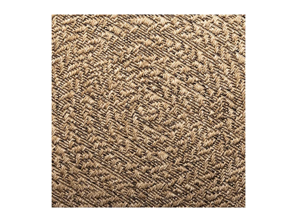 Alfombra de 160 cm con aspecto de yute, para interior y exterior