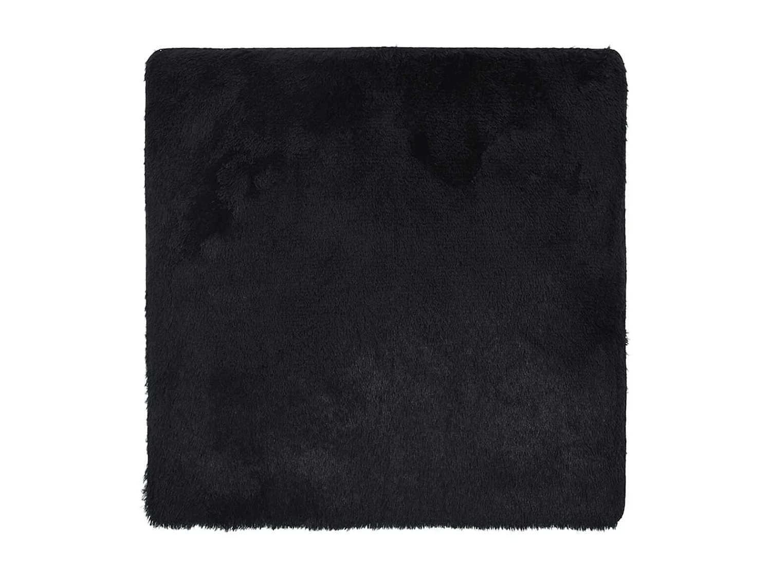 Tappeto shaggy nero NAVARRA 120x120 cm poliestere