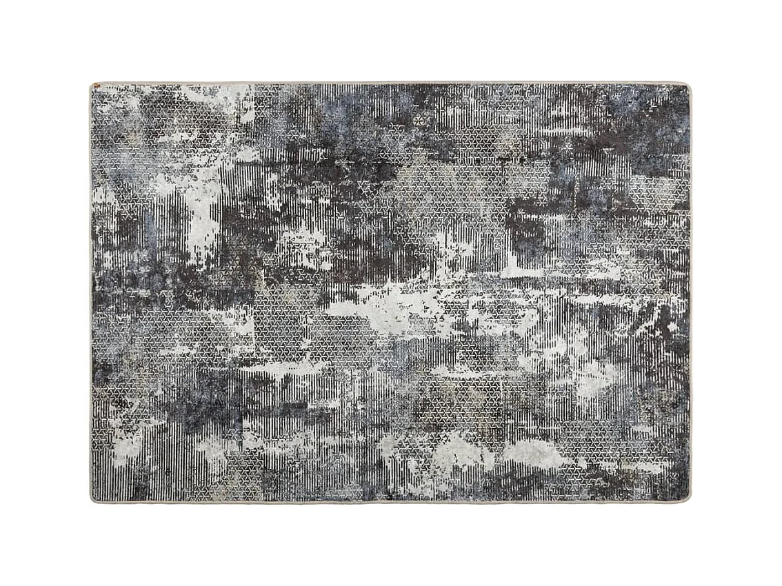 Wasbaar meerkleurig vloerkleed 80x150 cm antislip