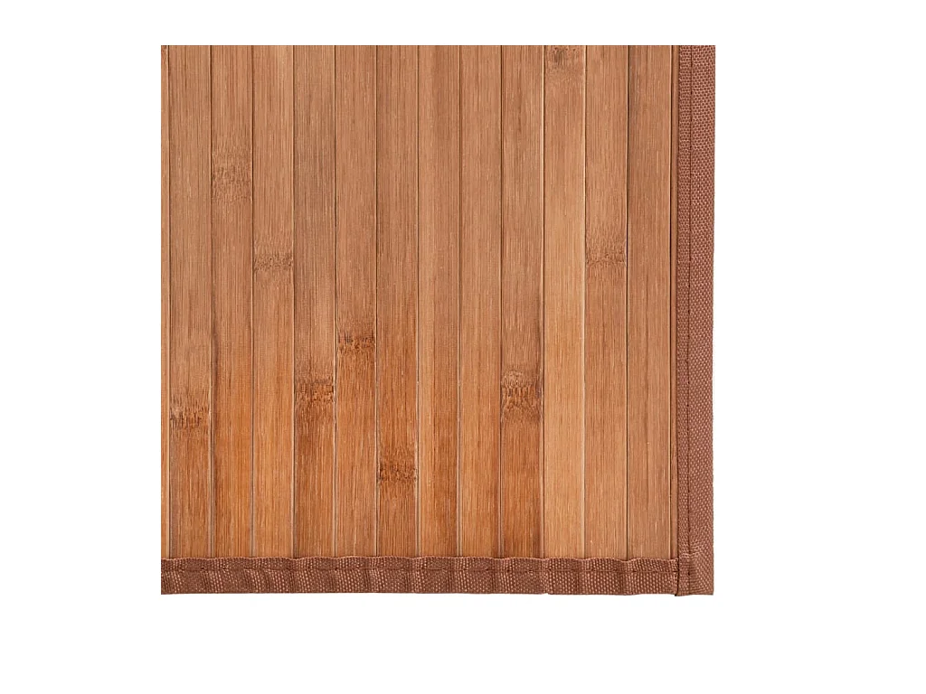 Natürlicher rechteckiger Teppich 80x200 cm Bambus
