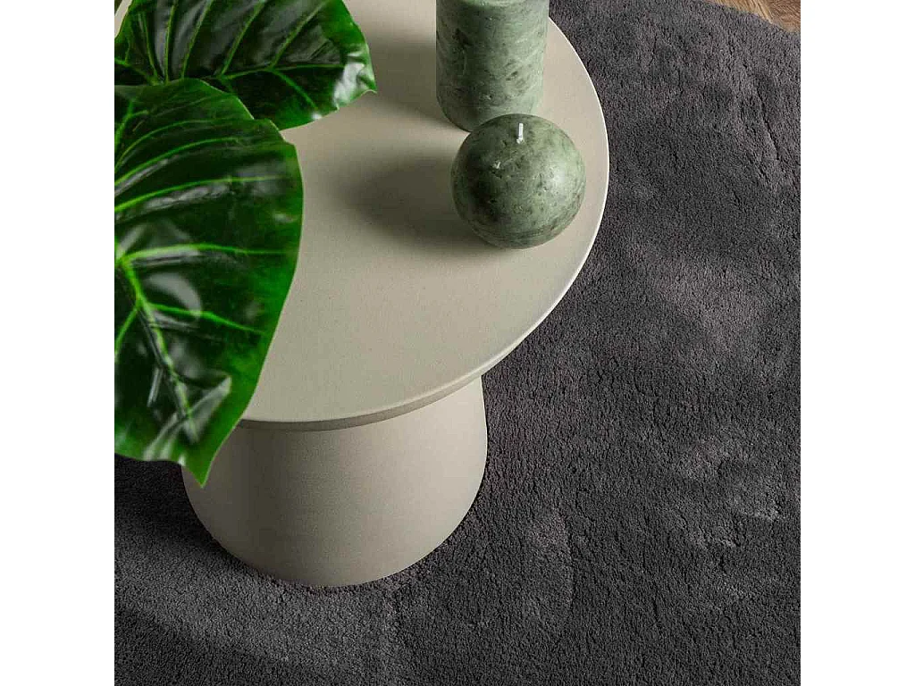 Tapis Anthracite 100 x 200 cm Polyester