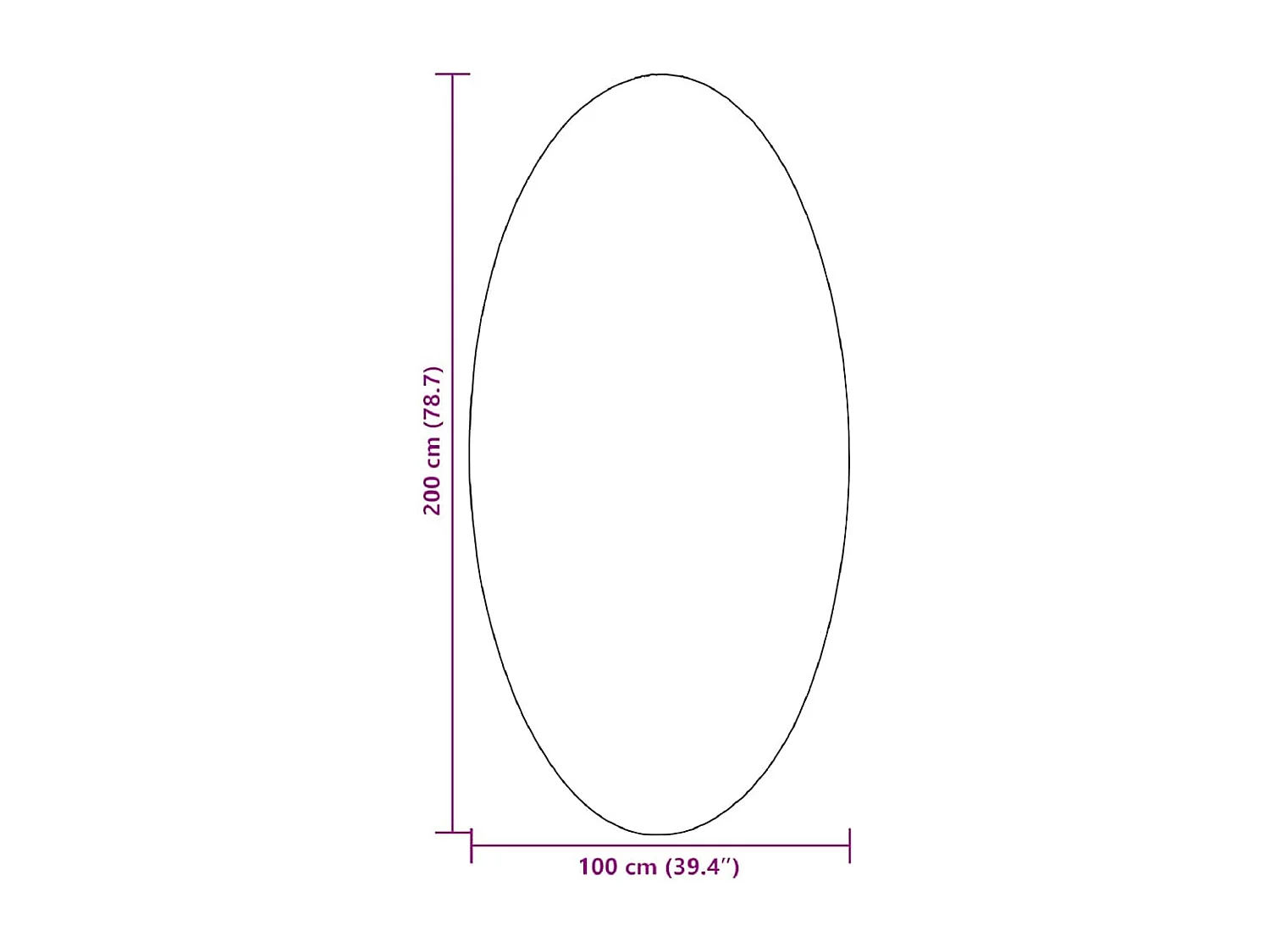 Tapis Anthracite 100 x 200 cm Polyester