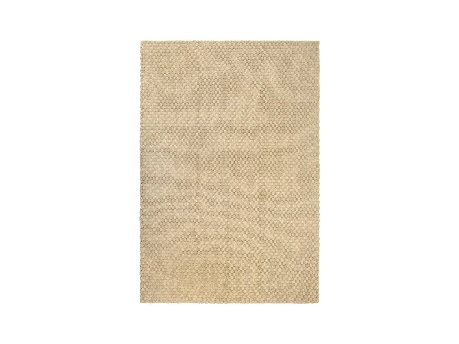 Alfombra Rectangular Natural 160x230 cm Algodón