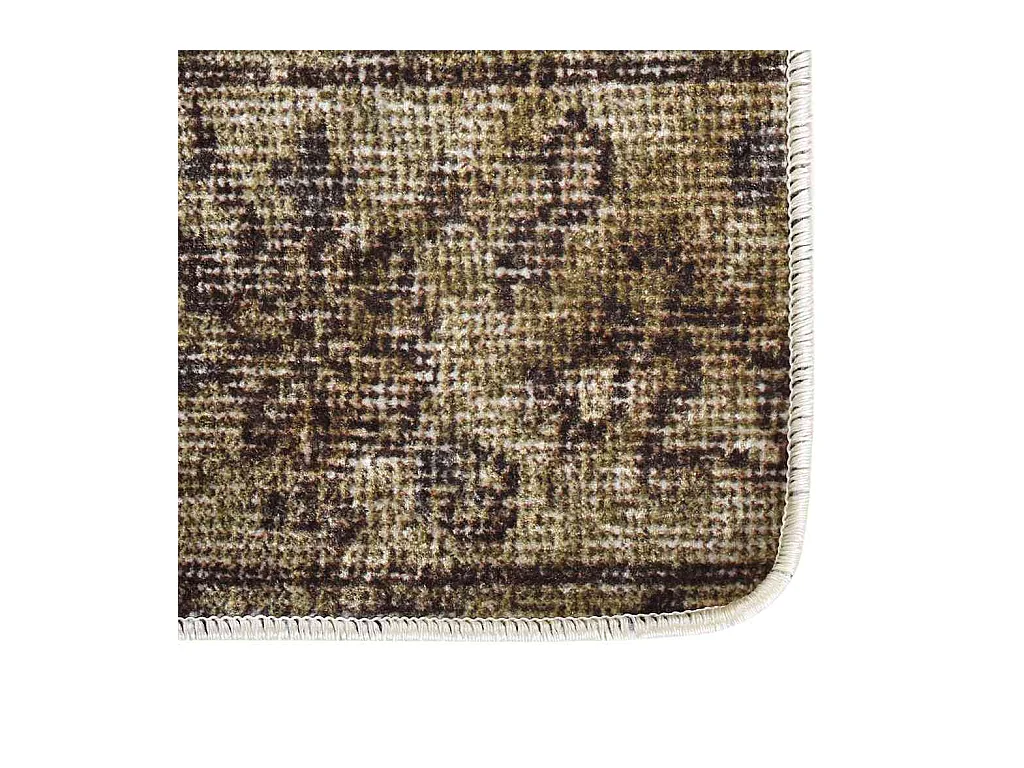 Tapis lavable antidérapant Patchwork 80x150 cm Multicolore