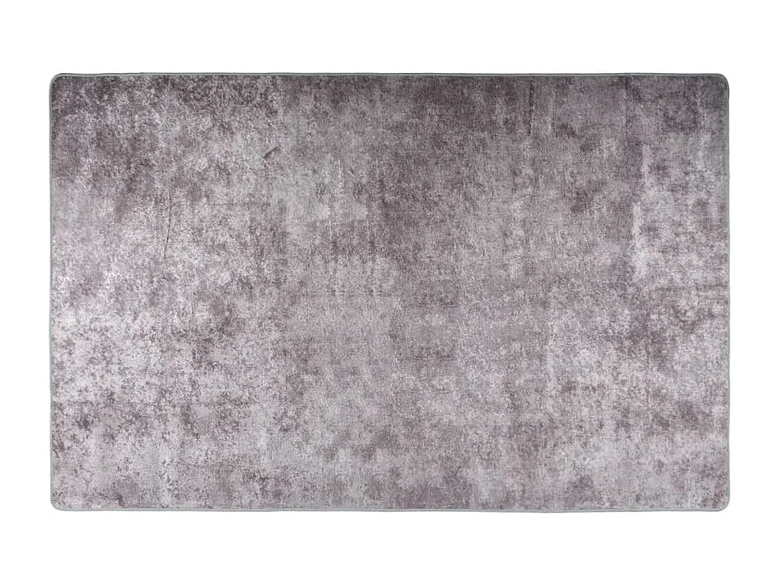 Tapis lavable antidérapant 80x150 cm Gris