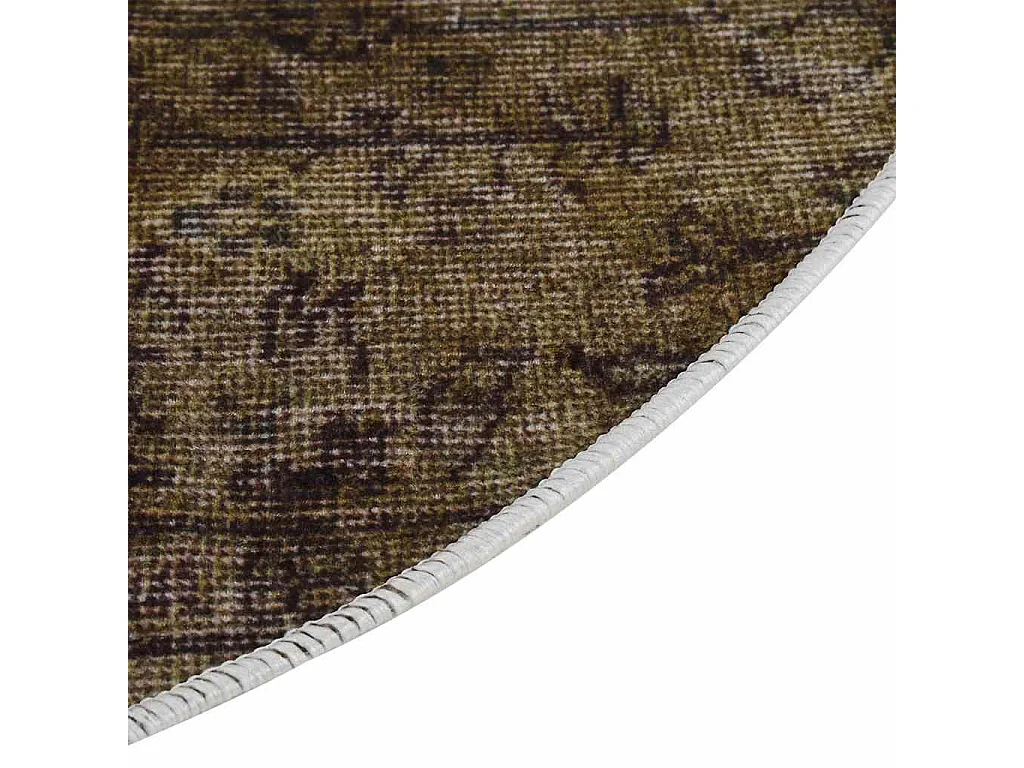 Tappeto Patchwork lavabile antiscivolo φ120 cm multicolore