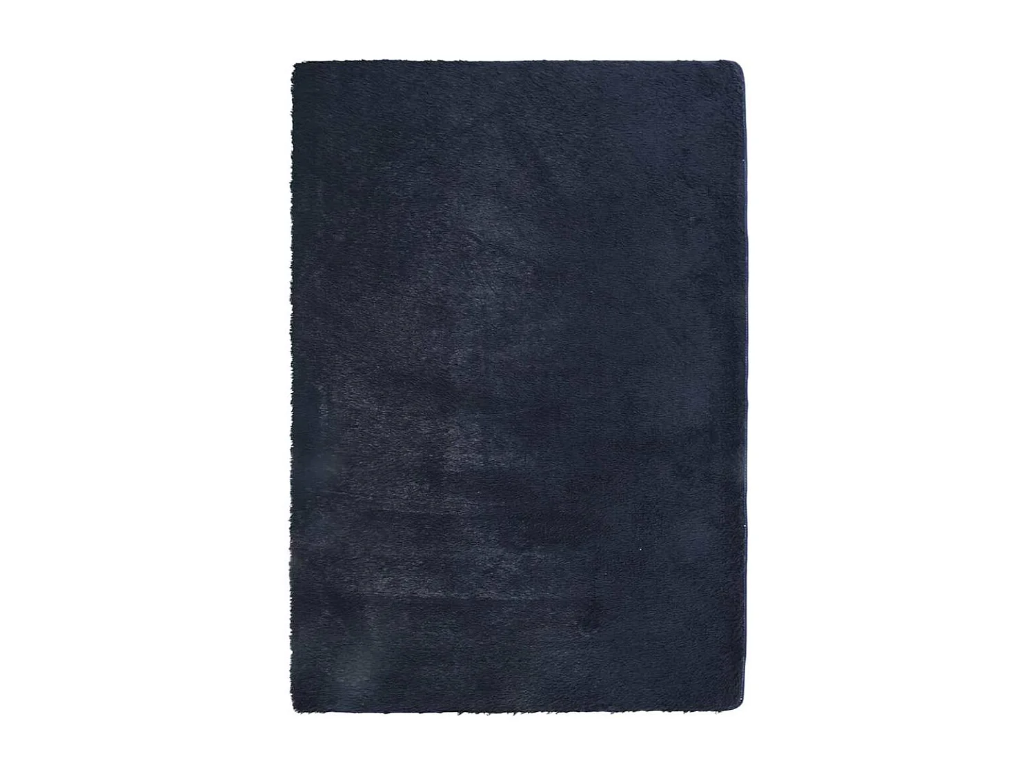 Tapis shaggy à poils longs NAVARRA bleu marine 120x170 cm