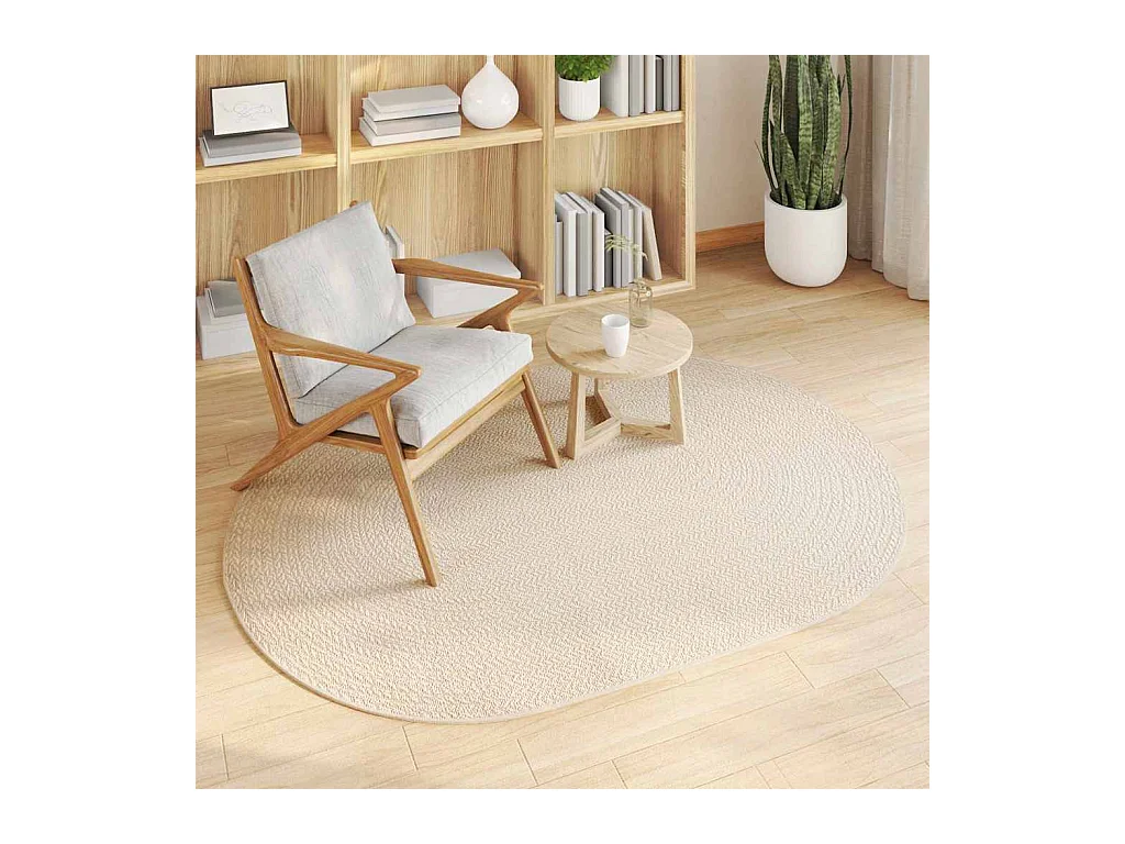 Alfombra PP color crema