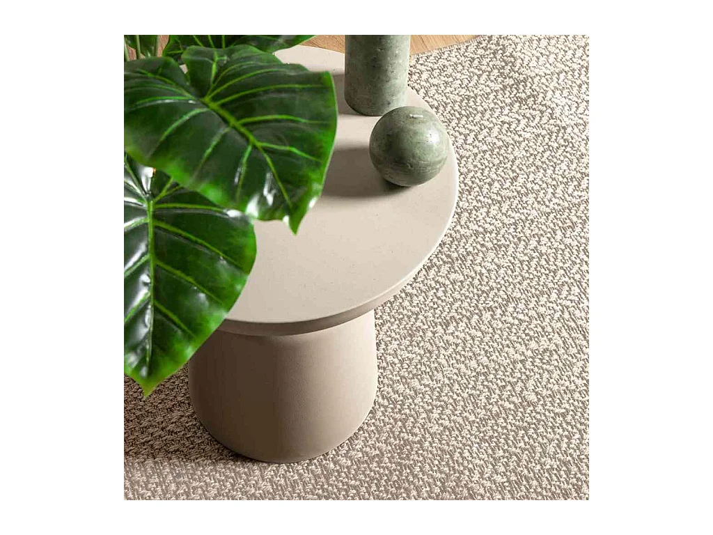 Alfombra PP color crema