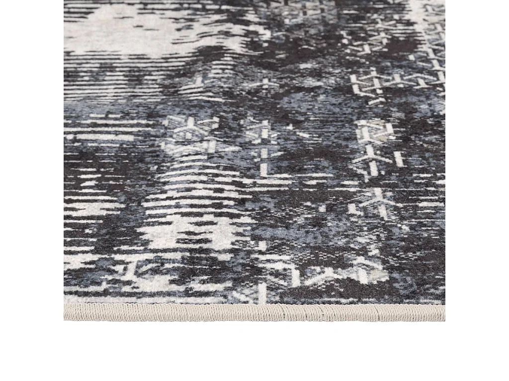 Alfombra lavable multicolor 80x300 cm antideslizante