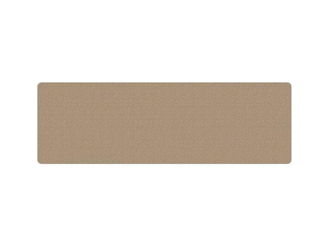 Tappeto passatoia effetto sisal sabbia 80x250 cm