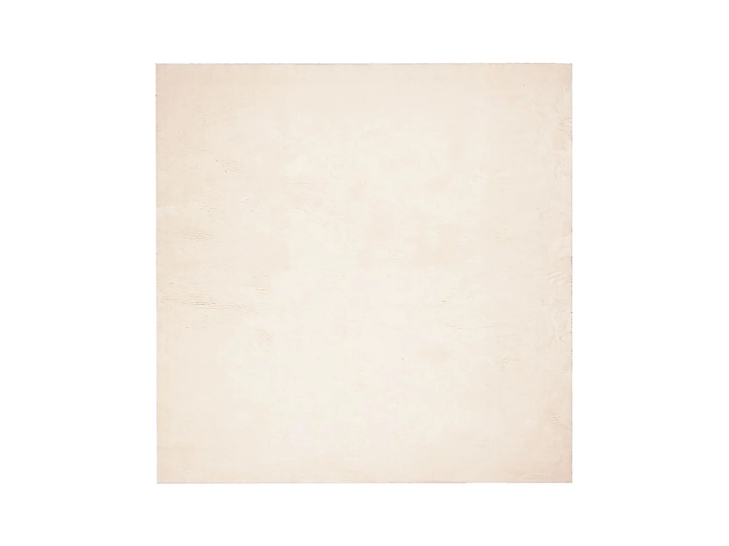 Tapis HUARTE à poils courts doux et lavable beige 240x240 cm