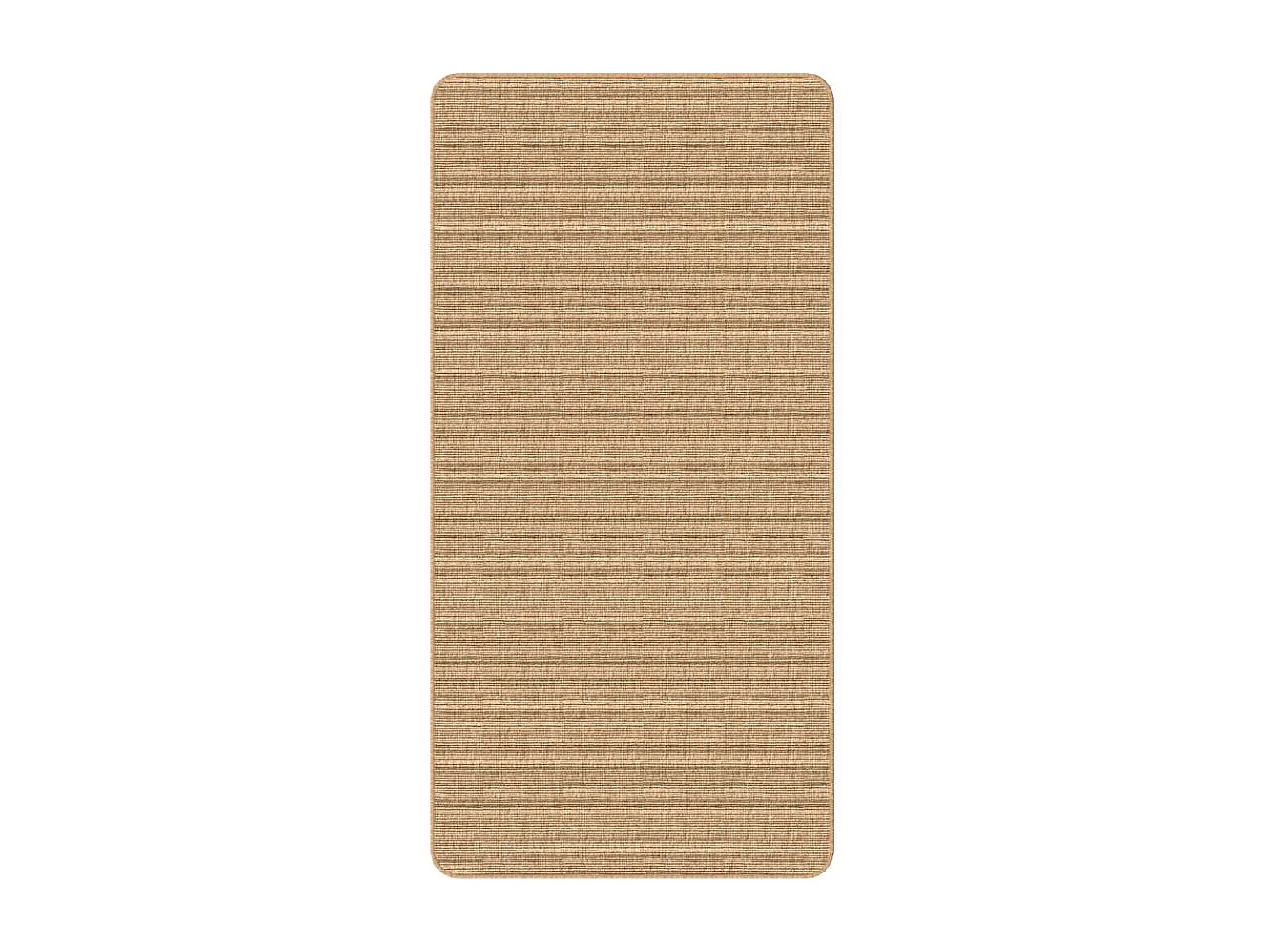 Tappeto in juta con retro in lattice 80x160 cm Naturale