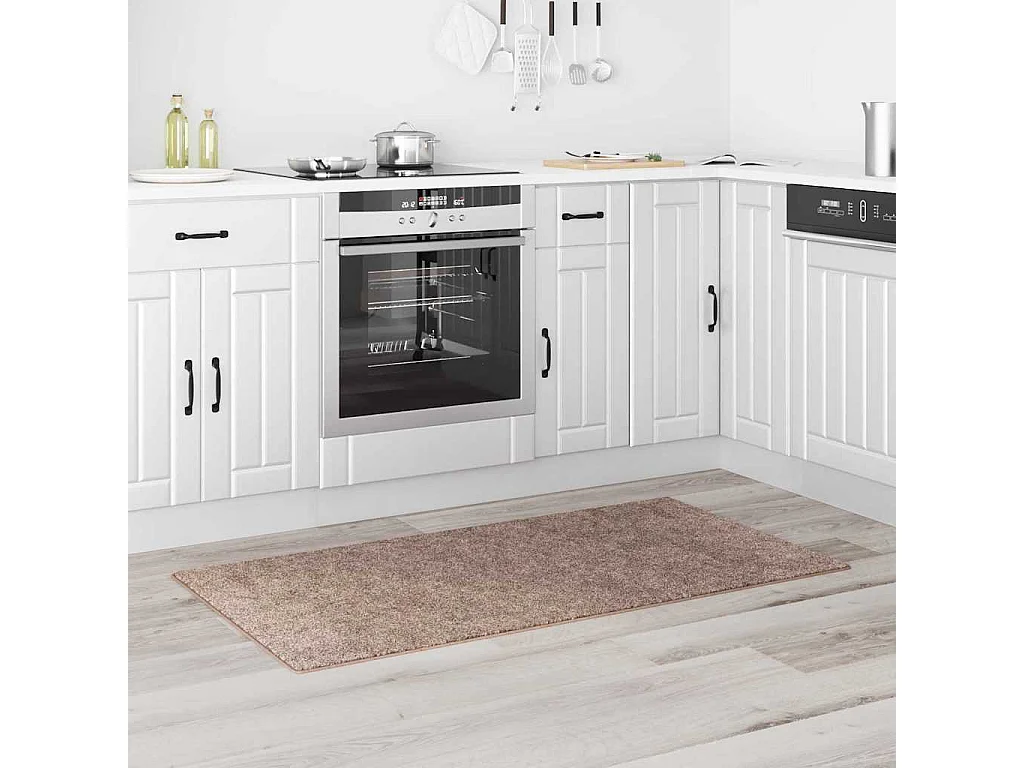 Tapis Marron 80 x 150 cm Polypropylène