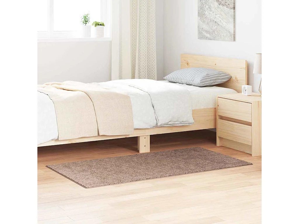 Tapis Marron 80 x 150 cm Polypropylène