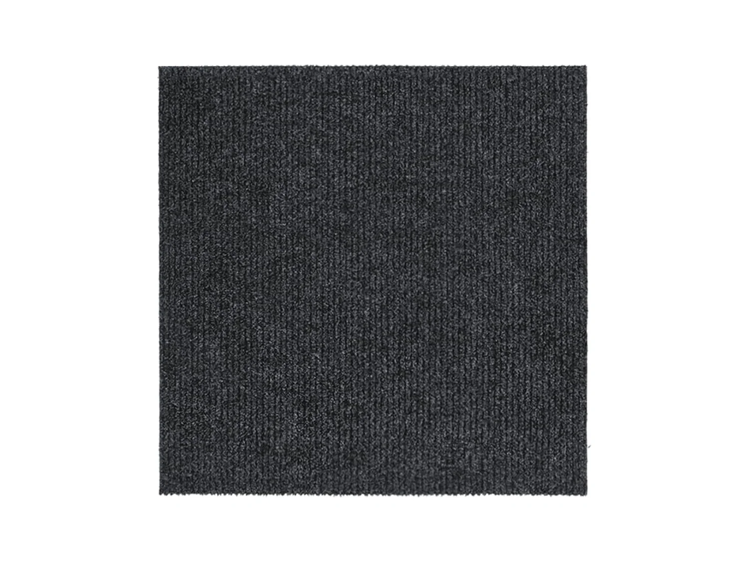 100x100 cm Anthrazitfarbener Teppich