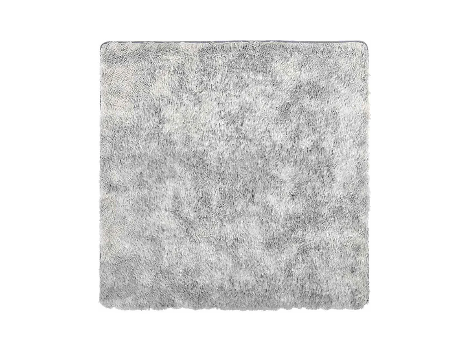 Tappeto shaggy grigio argento NAVARRA 200x200 cm