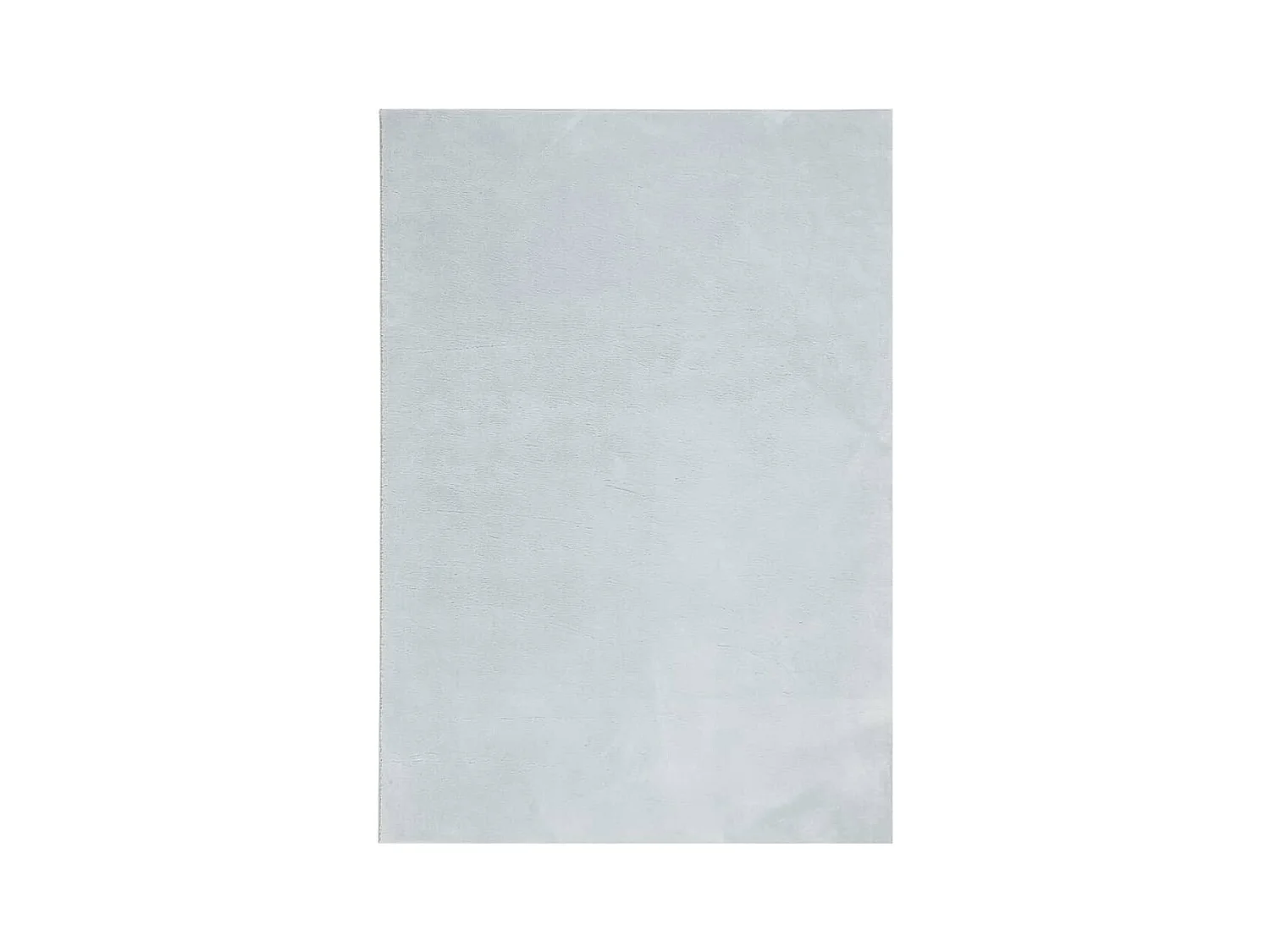 Alfombra HUARTE de pelo corto suave y lavable azul 140x200 cm