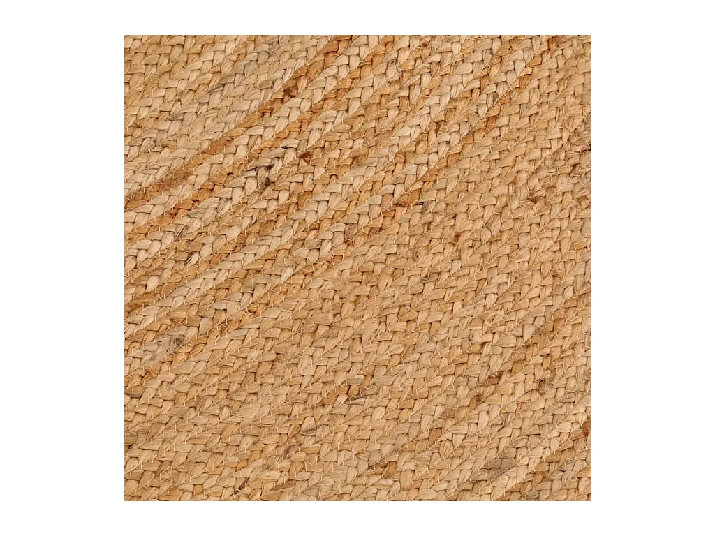 Gevlochten jute vloerkleed 240 cm Rond