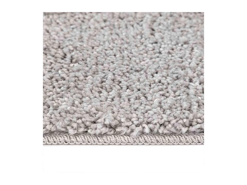 Alfombra Gris 120 x 120 cm Polipropileno