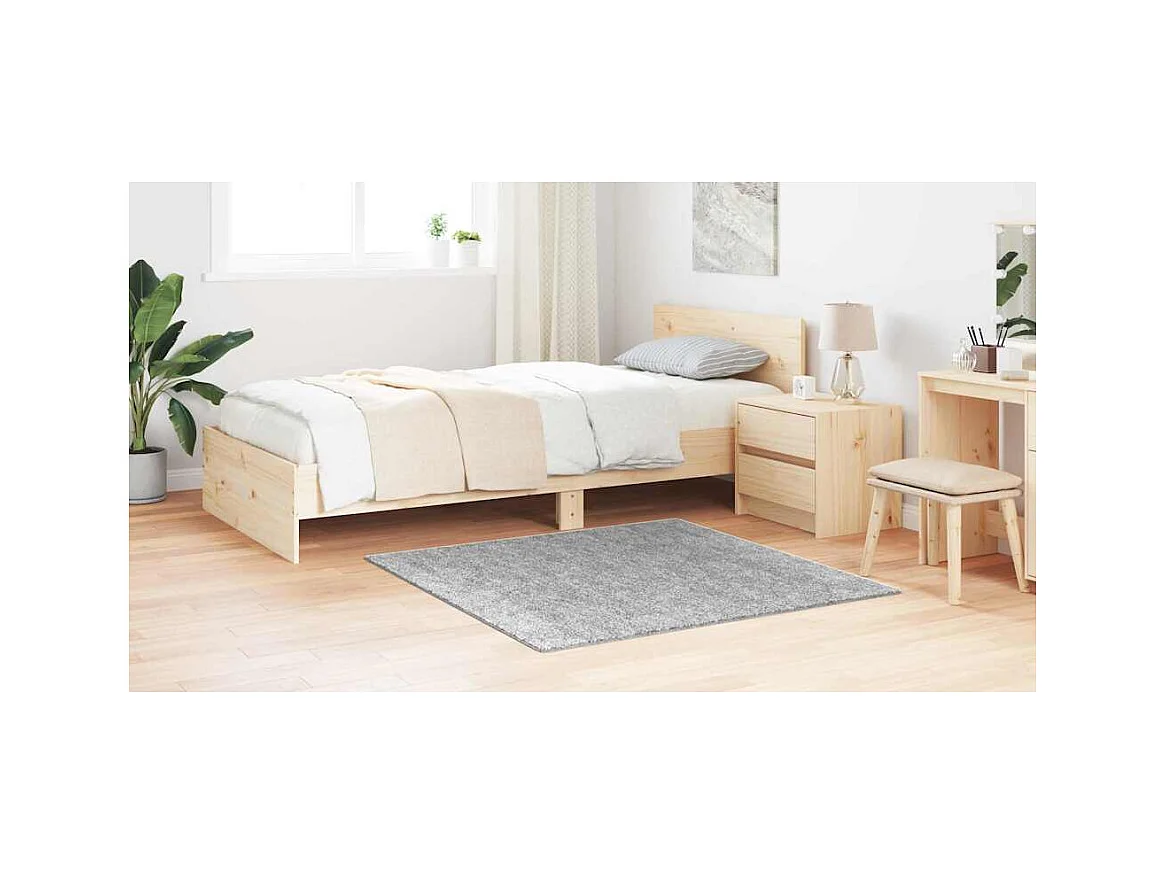 Tapis Gris 120 x 120 cm Polypropylène