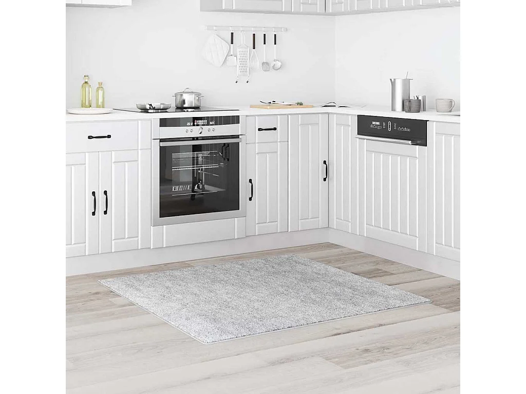 Tapis Gris 120 x 120 cm Polypropylène