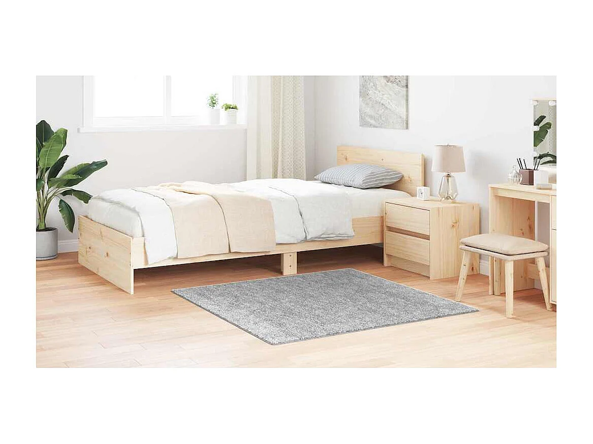 Tapis Gris 120 x 120 cm Polypropylène