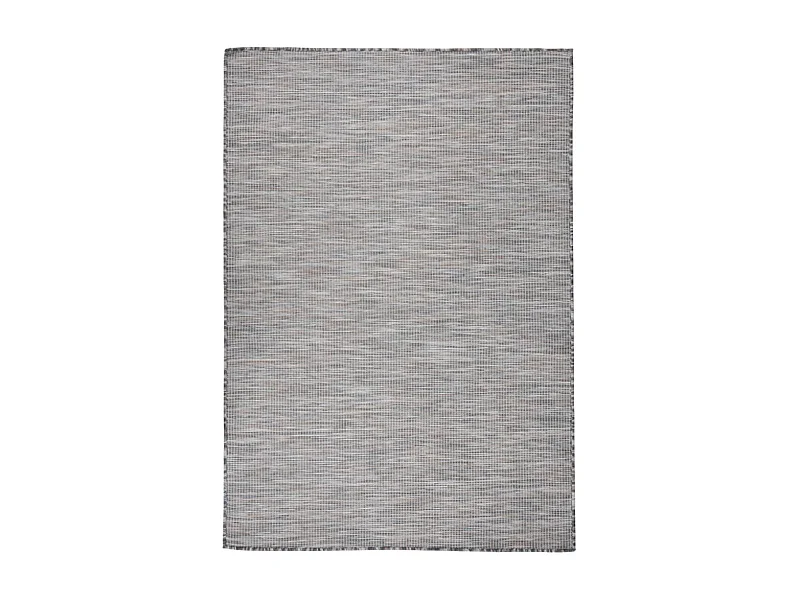 Tappeto da esterno a trama piatta 160x230 cm Marrone e blu