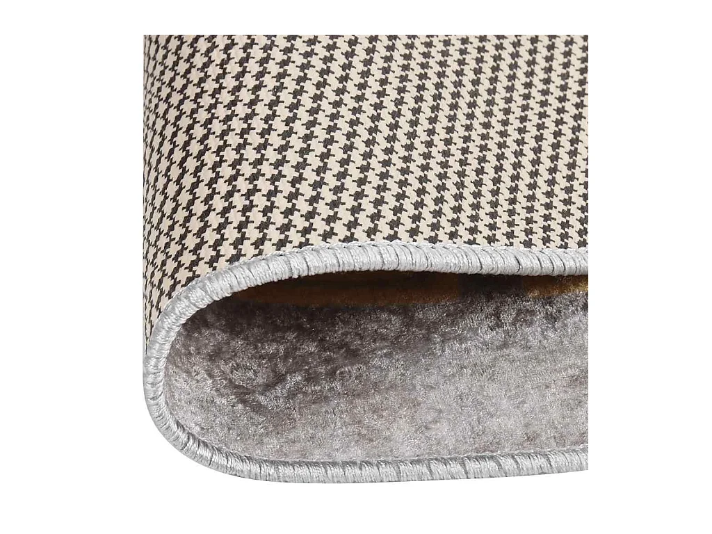 Alfombra antideslizante lavable φ120 cm gris