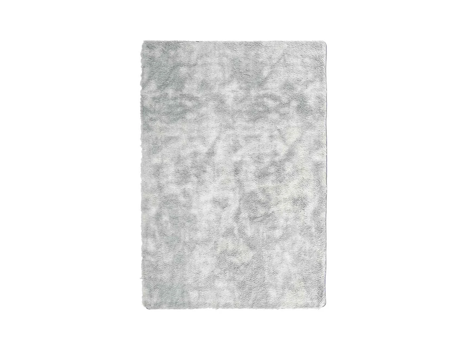 Tapis shaggy à poils longs NAVARRA gris argenté 200x290 cm