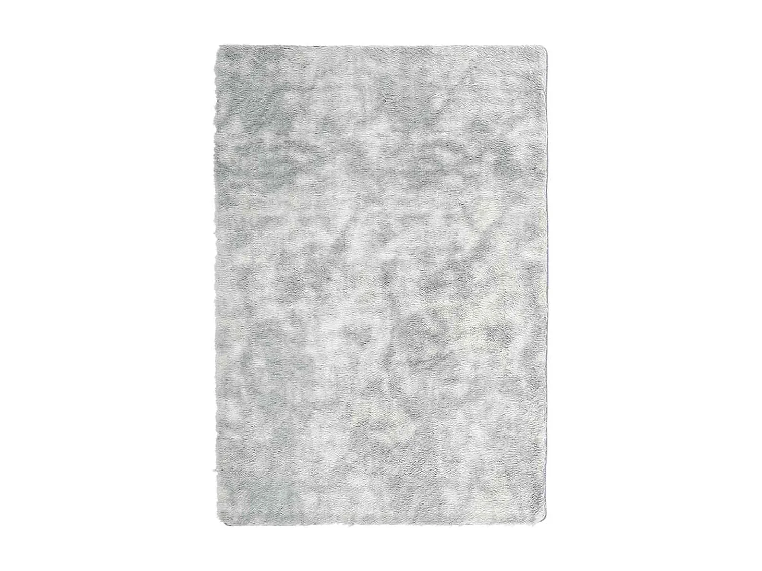 Tapis shaggy à poils longs NAVARRA gris argenté 200x290 cm